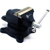 تصویر گیره رومیزی سایز 75 میلی متر فولادی صفحه گردان زیرین مدل TBV/SB/75 برند گروز 