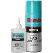 تصویر چسب 123 رونیکس سبز رنگ مدل RH-9921G Ronix RH-9921G 123 Glue 400ml