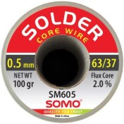 تصویر سیم لحیم سومو 0.5 میلیمتر 100 گرم مدل SOMO SM605 solder wire