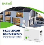 تصویر باتری لیتیومی 200 آمپر ساعت 51.2 ولت مدل GGESS-10kWh 
