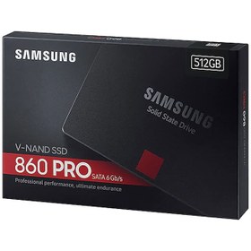 تصویر حافظه SSD اینترنال سامسونگ مدل MZ-76P512BW ظرفیت 512 گیگابایت ا Samsung 860 PRO Internal SSD Drive 512GB Samsung 860 PRO Internal SSD Drive 512GB