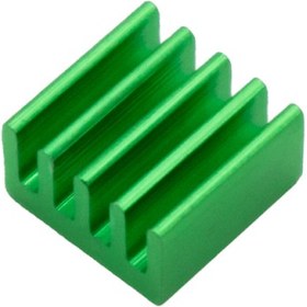 تصویر هیت سینک رزبری پای Raspberry Pi Heat Sink سبز سایز 9x9x5mm 