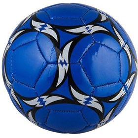 تصویر توپ بازی ابعاد 15x15 سانتیمتر رنگ آبی 