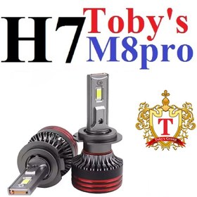 تصویر هدلایت M8 pro برند توبیز سری جدید(2024) | گـارانتی ا TBS headlight Model M8 Pro tobys 2024 