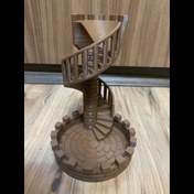 تصویر برج تاس سه بعدی طرح راه پله 