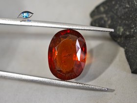 تصویر گارنت هسونیت بیضی 7.1 قیراط 