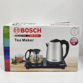 تصویر چای ساز 2000 وات تمام لمسی برند بوش مدل BOSCH WB-87ST - چای ساز بغل همی کتری ا Chaee saze bosch Chaee saze bosch