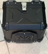 تصویر باکس ادونچری موتور سیکلت مدل X مشکی مات 47 لیتری 