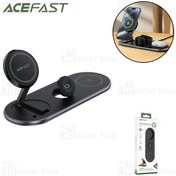 تصویر استند و شارژر وایرلس چند کاره مگ سیف ایس فست ACEFAST E19 Qi2 با قابلیت شارژ اپل واچ ACE Fast MagSafe Wireless Charger Stand and Holder for Apple Watch 2Qi 19E