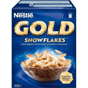 تصویر کورن فلکس نستله گلد Nestle Gold Snow Flakes برفی 300 گرم 