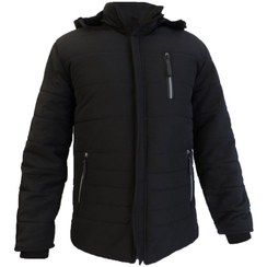 تصویر کاپشن مردانه گرم طرح سه زیپ جلو کد 7119727 