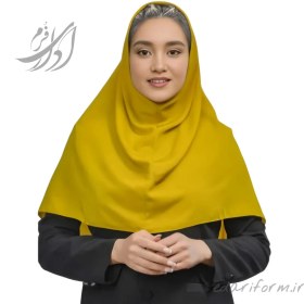 تصویر مقنعه کرپ ساده قواره ۱۰۰ 