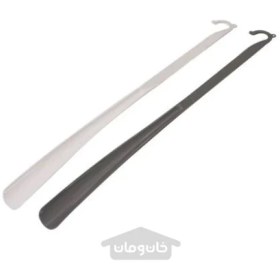 تصویر پاشنه کش بلند رنگ سفید ساخت ژاپن Long shoehorn WH / GY