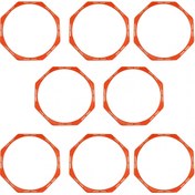 تصویر حلقه چابکی شش ضلعی بسته 8 عددی 