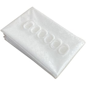 تصویر پرده حمام کد PH374 سایز 180x200 سانتی متر - سفید 