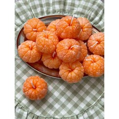 تصویر شمع فانتزی نارنگی 