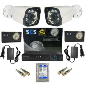 تصویر پک دوربین مداربسته دید در شب رنگی ۶۲۱ 