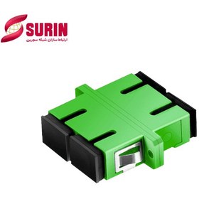 تصویر آداپتور فیبر نوری SC-SC سینگل مود داپلکس SC-SC Single Mode Duplex Fiber Optic Adapter