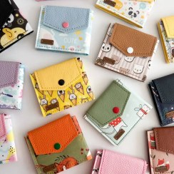 تصویر کیف پول جیبی دردار (طرح حیوانات ) 