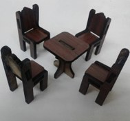 تصویر میز و صندلی 