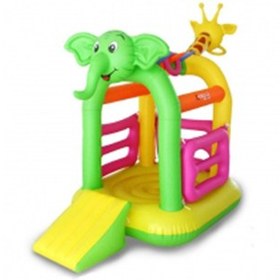 تصویر قلعه بادی کودک طرح فیل 