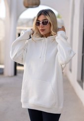 تصویر BT هودی کلاهدار ساده دورس کرکی توکرکی داخل کرکی فری سایز ۳۶ تا ۴۴ تن شیک 