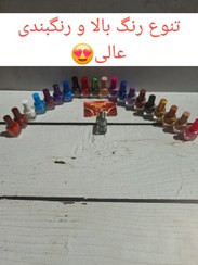 تصویر تک/لاک ناخن رنگی مینی پینک کی 