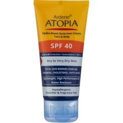 تصویر کرم ضد آفتاب آردن مدل Atopia SPF 40 مناسب پوست خشک بی رنگ 