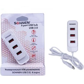 تصویر هاب 4 پورت SONNEN USB 2.0 