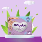 تصویر پوشک جان به به CAN BEBE اورجینال بسته 40 تایی سایز6 