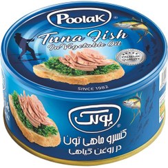 تصویر کنسرو تن ماهی پولک 180 گرمی Canned tuna flakes 180 grams