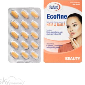 تصویر قرص اکوفاین یوروویتال 60 عدد Eurhovital Ecofine 60 Tablets