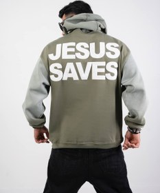 تصویر هودی کثیف دوزی JESUS SAVES 