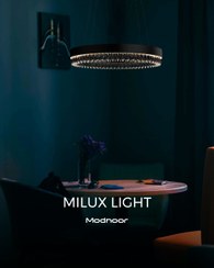 تصویر لوستر میلوکس لایت گرد 