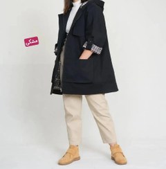 تصویر بارانی زنانه الهه مدل TE97025 ضدآب 