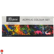 تصویر رنگ اکریلیک رپین بسته ۱۲ عددی حجم ۲۲ میلی لیتر 