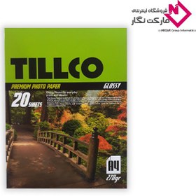 تصویر کاغذ Glossy برند Tillco بسته 20 برگی 270 گرم 