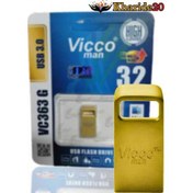 تصویر فلش مموری ویکومن 32GB USB3.1 - نقره‌ای ا Viccoman VC363S USB3.1 Viccoman VC363S USB3.1