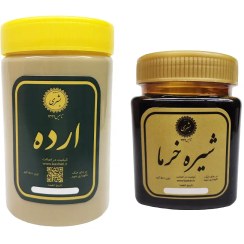 تصویر ارده و شیره خرما 