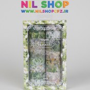 تصویر چسب واشی فانتزی 18 تایی طرح گل دار - ابی 