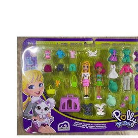 تصویر عروسک باربی مدل Mattel Polly And Film With Cleaning Sports Accessories - زمان ارسال 15 تا 20 روز کاری 