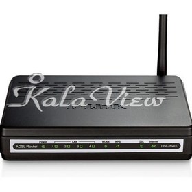 تصویر مودم و روتر شبکه D link DSL 2640U N Wireless ADSL2+ 4 Port 