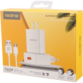 تصویر شارژر دیواری فست شارژ Realme AK933 HY-23 QC3.0 PD 2.5A 18W + کابل تایپ سی Realme AK933 HY-23 QC3.0 PD 2.5A 18W Wall Charger With Type-C Cable