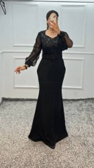 تصویر ماکسی بلند مازراتی و پولک زارا مدل آنجلا - سایز۲ 