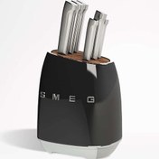 تصویر سرویس چاقو آشپزخانه اسمگ مدل KBSF01BL ۷ پارچه استیل ضد زنگ 