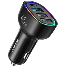 تصویر شارژر فندکی فست شارژ Joyroom JR-CL09 3A QC3.0 PD3.0 30W Joyroom JR-CL09 3A QC3.0 PD3.0 30W Fast Car Charger