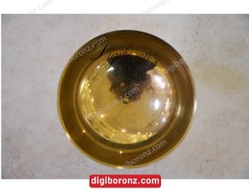 تصویر بستنی خوری برنجی برنزی هندی بدون قاشق Brass-Bronze Indian Ice Cream Bowl Without Spoon