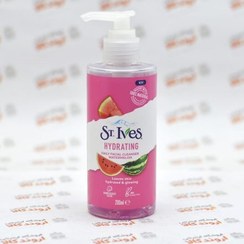 تصویر ژل شستشوی صورت آبرسان هندوانه سینت ایوز 200 میل St. Ives Watermelon Hydrating Face Wash Gel 200 ml