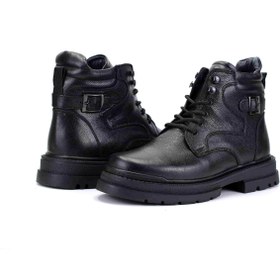 تصویر بوت چرم طبیعی مردانه مدل تارا 