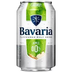 تصویر ماءالشعیر باواریا طعم سیب ۳۳۰ میلی لیتر باکس 24 عددی Beer Non Alcoholic Bavaria Apple 330 ml